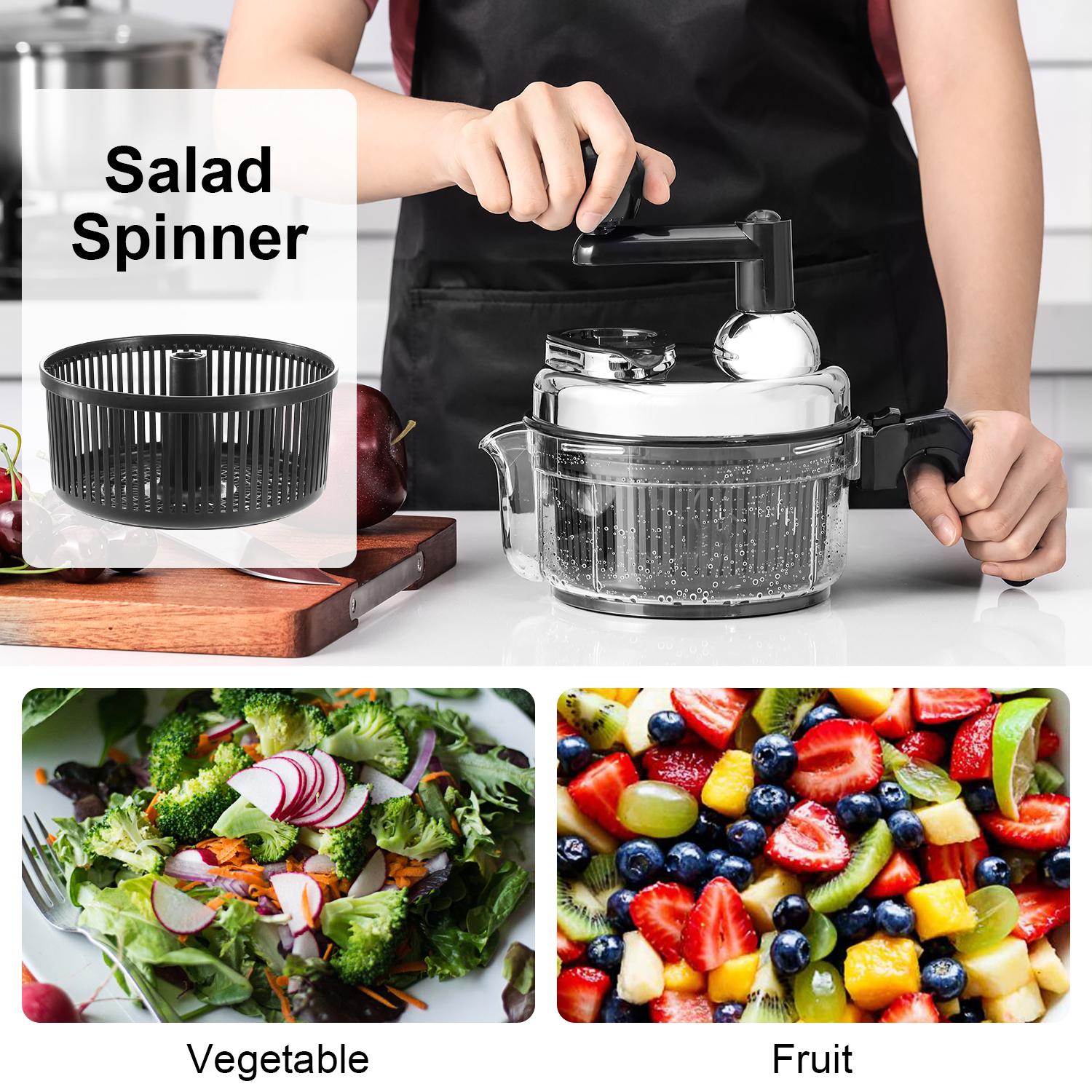 Geedel Hand Food Chopper, Quick Manual Vegetable Processor, suitable for vegetables,fruits Kitchen Utensils Multicolor