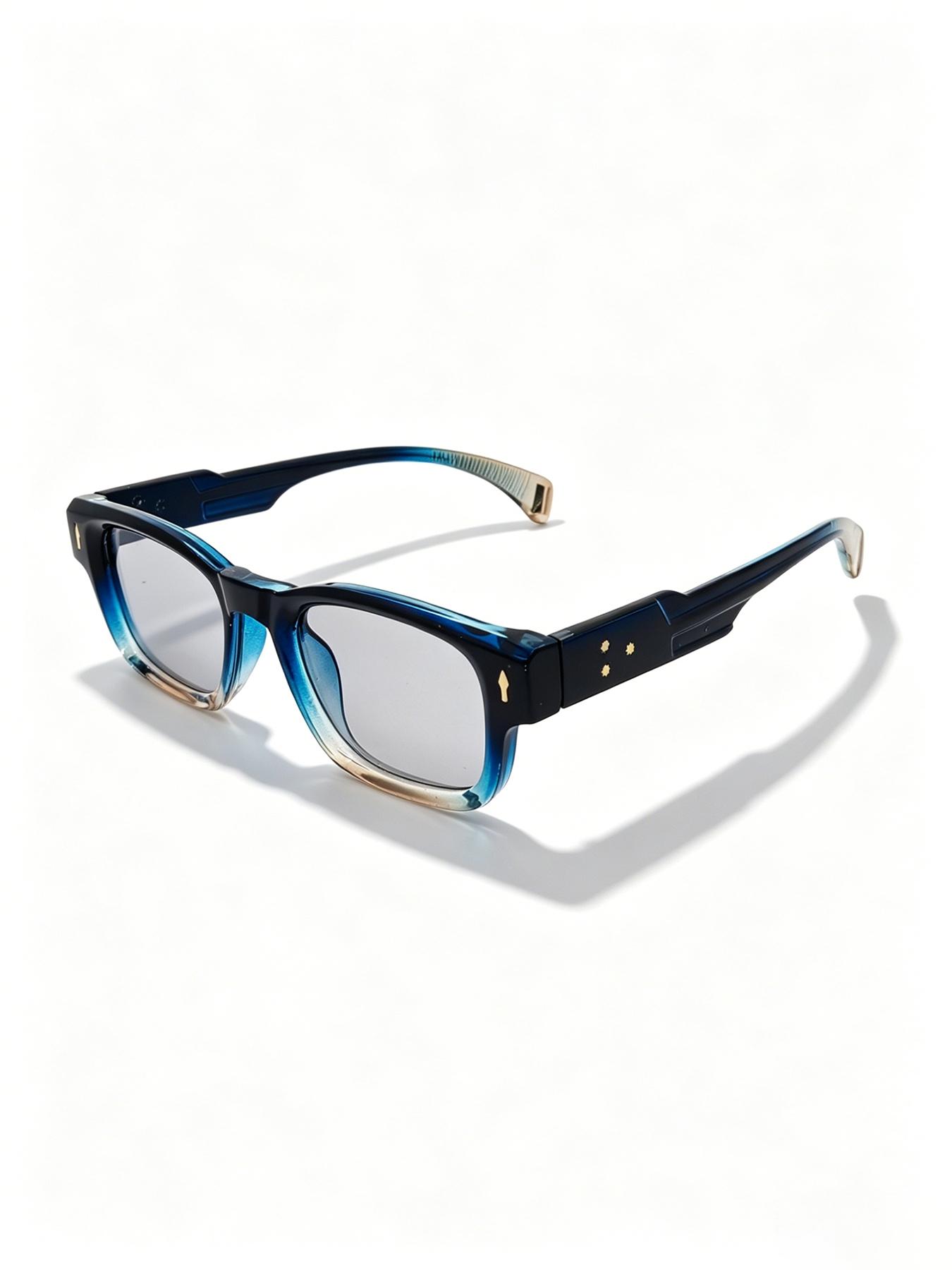 Catreside Classic Square Frame Sunglasses Tr Material, Anti-Blue Light, Unisex, Suitable for Beach, Cycling, Music Festivals, Parties