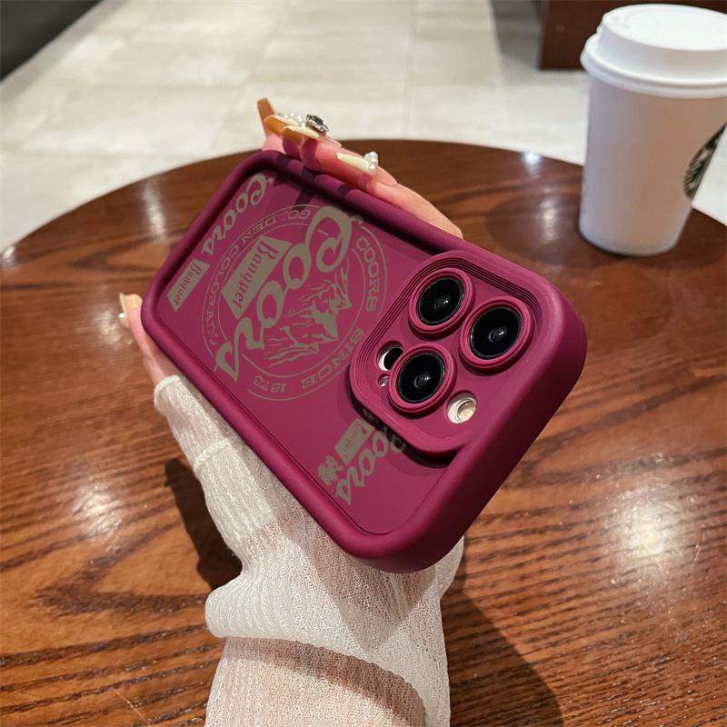 Vintage COORS Letter Pattern Phone Case , Soft Silicone , Fully Protected and Shockproof For iPhone 17 16 15 Pro Max 14 13 12 11 X Plus Air Mini Cover
