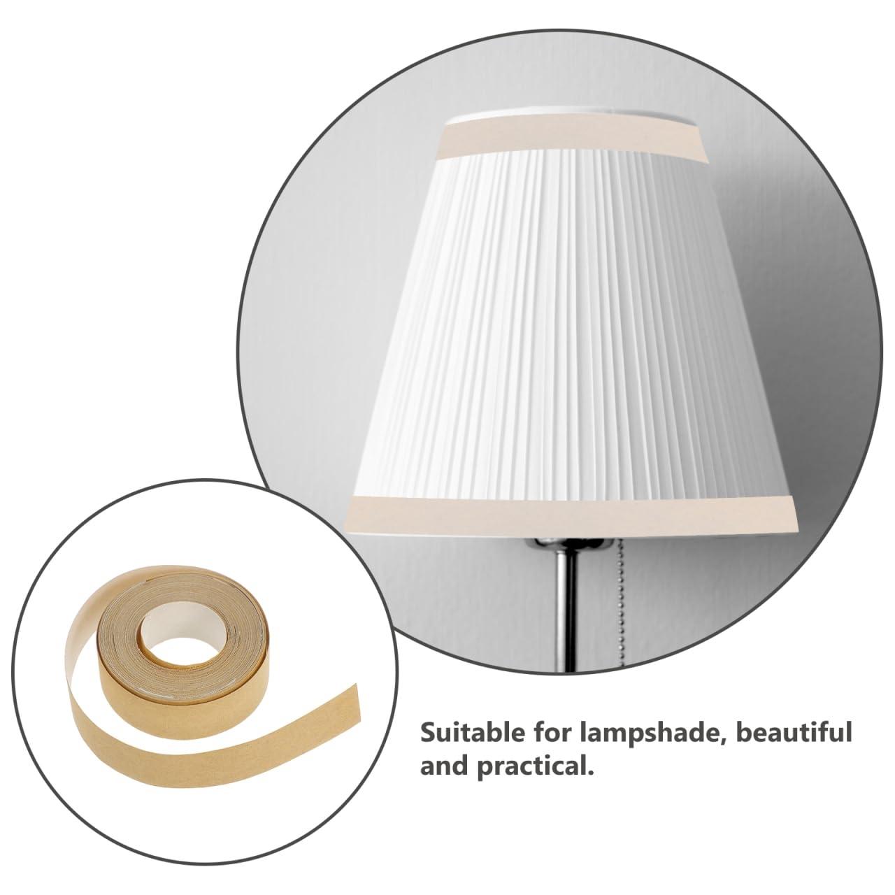 Yitape Lightshade Refresher Tool, DIY Fabric Self-Adhesive Trim Tape, Heat Resistant No Peel Glue, Save Yellowing Peeling Edges, Handmade Lamp Decor Patch