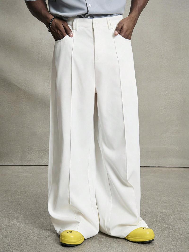 Casual Wide-Leg Pants, Versatile Loose-Fit Trousers, Lightweight and Comfortable All-Seasons Wear