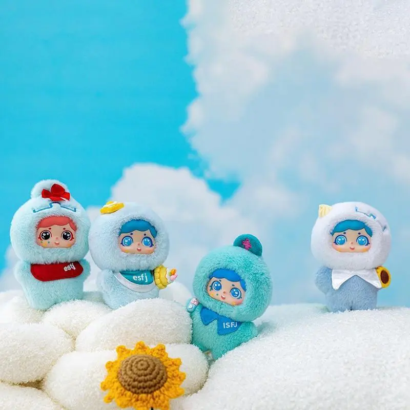 Kawaii MBTI Toys Exquisite Lovely Doll Vinyl Face Plush Toys Personality Test Doll MBTI Toys Birthday Christmas Gift for Kids
