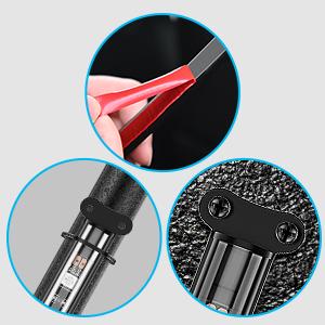 Nilight RGBIC 72 LED USB Interior Strip  DC 12V with App RF Remote Control Multicolor Under Car Dash Lighting 2 Lines Design Music Sync Mode for Cars Truck ATV UTV High Brightness Underglow  dealsforyoudays