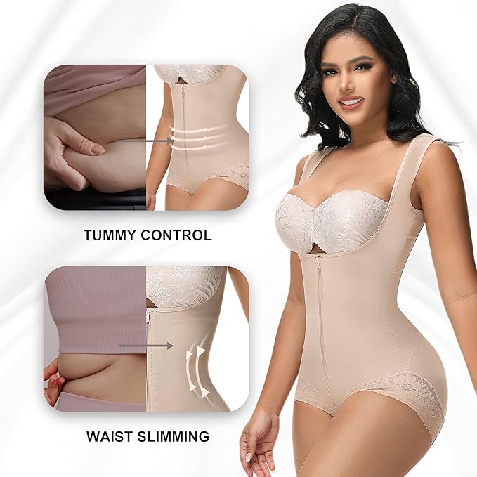 SHAPSHE Shapewear for Women Tummy Control Bodysuit Waist Shapewear