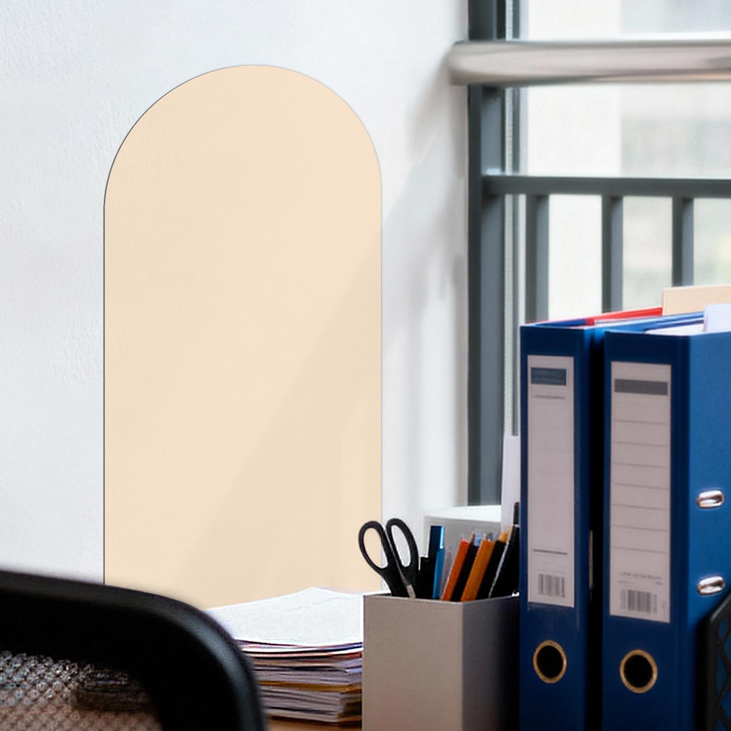 Arched Magnetic Whiteboard Sticker, Erasable, Self-Adhesive, Reusable, Writable Wall Whiteboard, Ideal for Classroom, Kids, Home School