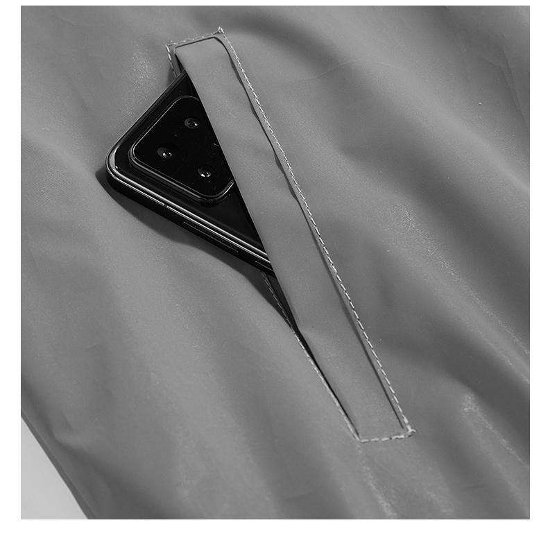 Men's Reflective Motorcycle Jacket, Night Visibility Gear, Windproof & Waterproof Design, Outdoor Sports Casual Wear, Comfortable Fit