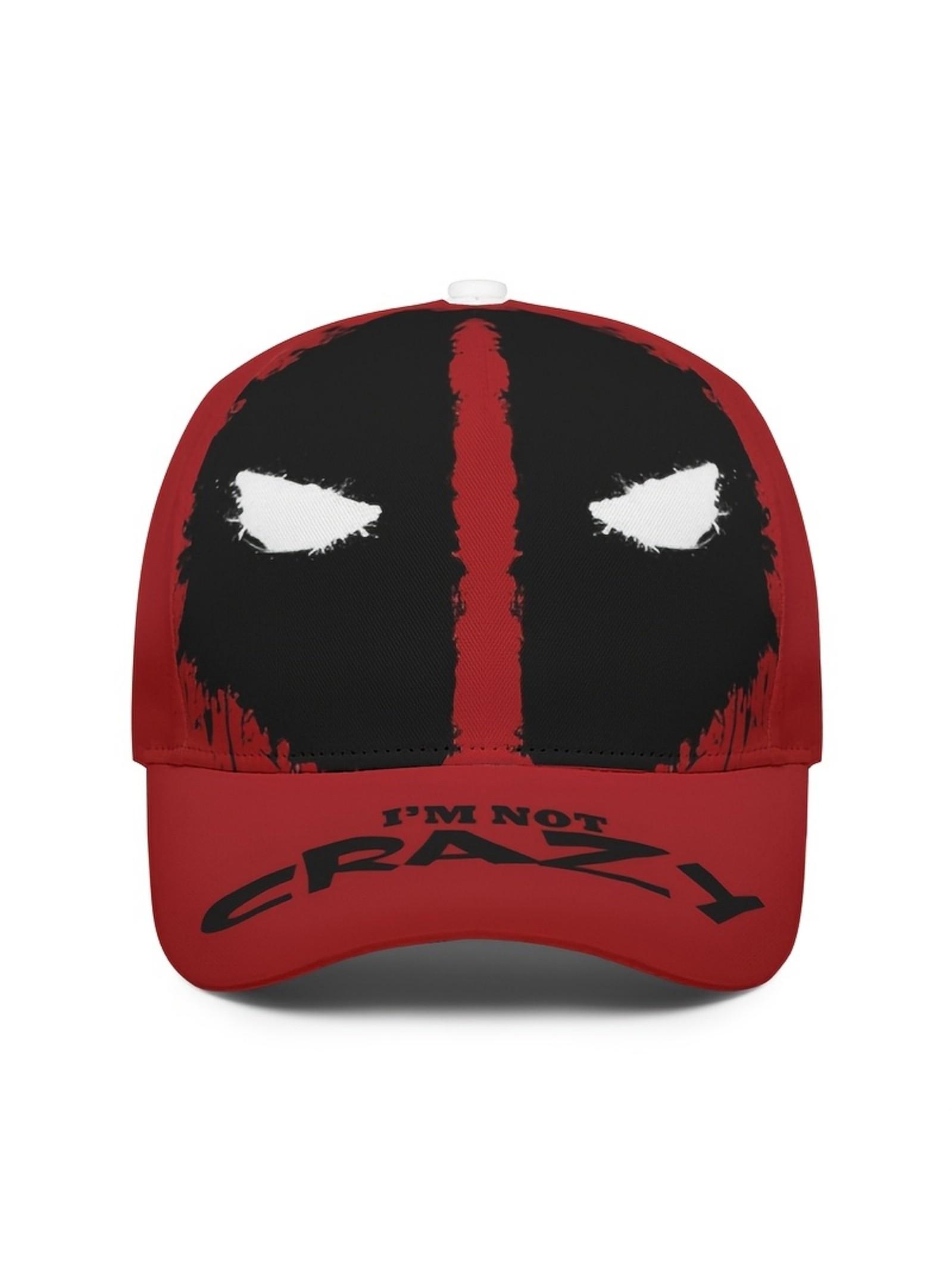 New Arrival Men's Cartoon Anime Baseball Cap, Adjustable Unisex Hat, Curved Brim, Outdoor Sun Protection, All Season Casual Wear