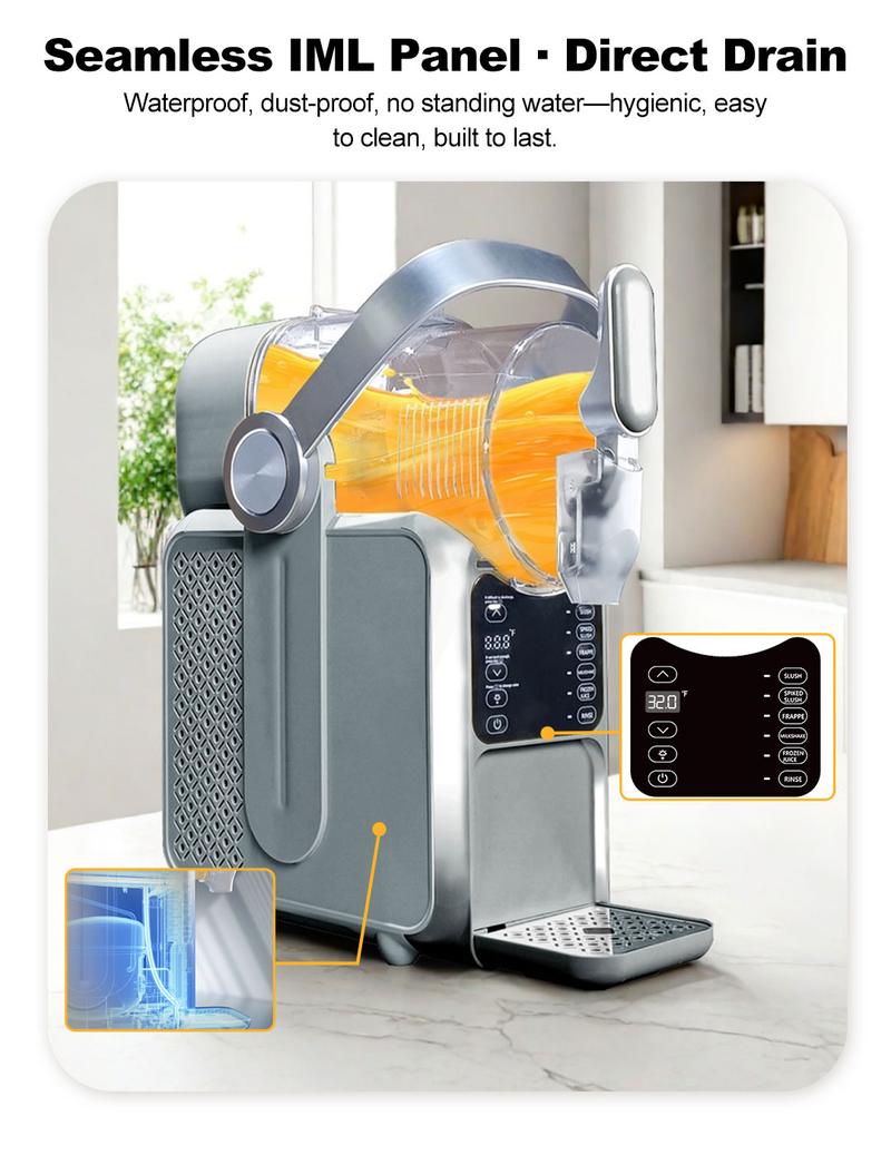 GSEICE 3L Slushy Machine Big Capacity for Easy Slushie Multi-Preset Soft Serve Slushie Machine Automatic Professional Frozen Drink Maker Slushie machine Slush Machine for Sale GSEICE 3L Slushy Machine Big Capacity for Easy Slushie Multi-Preset Soft Serve Slushie Machine Automatic Professional Frozen Drink Maker Slushie machine Slush Machine for Sale