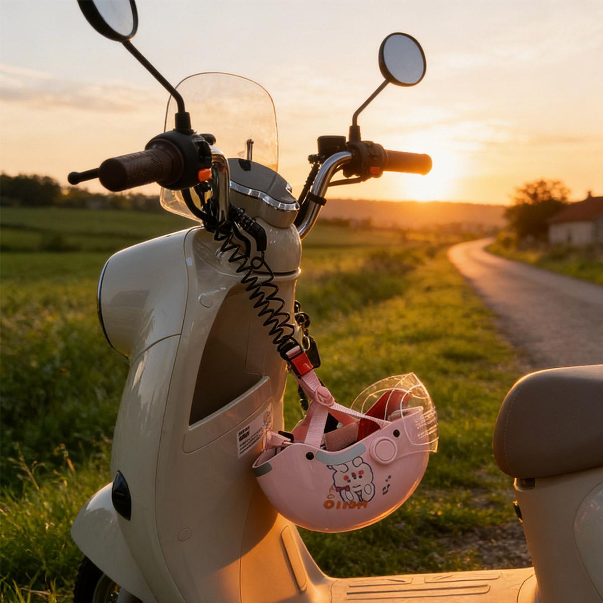 Multifunctional Password Lock for Bicycles and Motorcycles, Helmet Anti-Theft Lock, Long Password Lock, Universal Multifunctional Password Lock