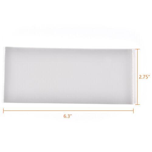 CROSSDESIGN 100PCS Soft Banknotes Sleeves For Modern US Currency Notes Ultra Thin Holders