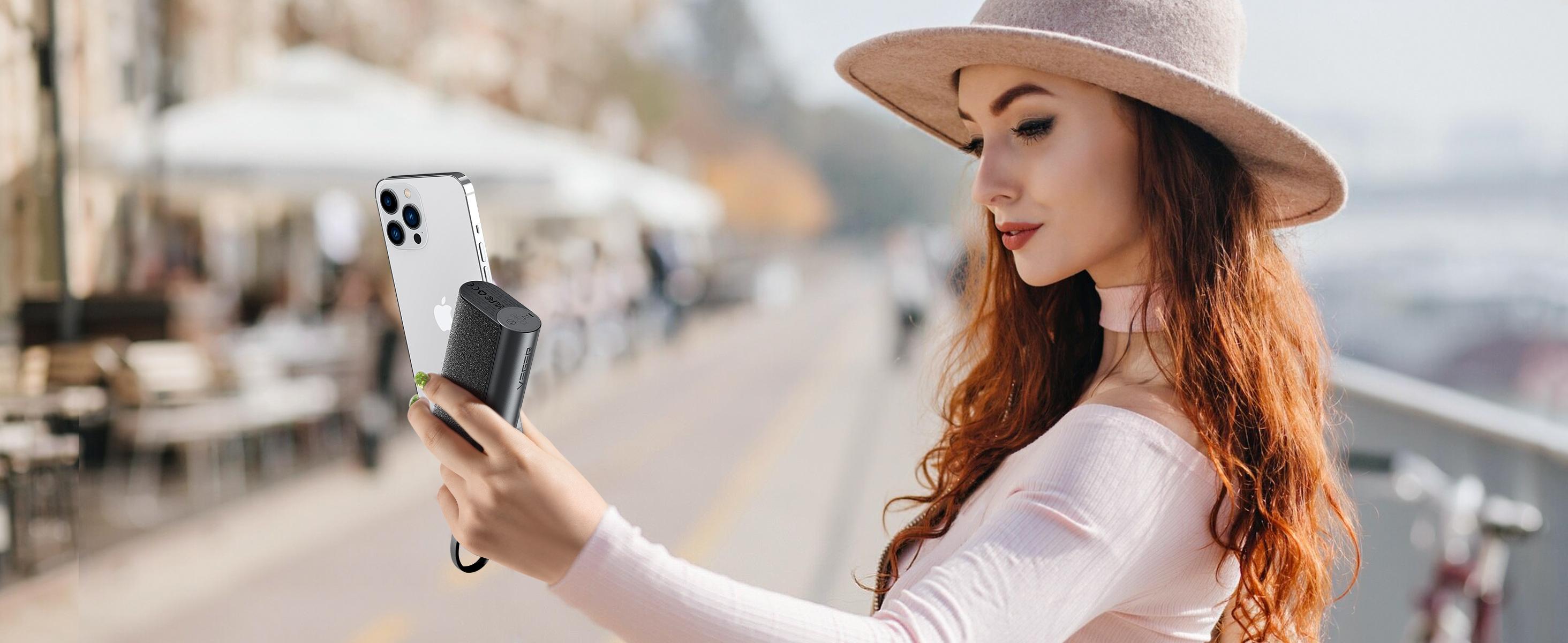 VEGER Ultra-Portable 10000mAh Power Bank with Detachable Cable 20W Fast Charging Cute Travel Charger for Smartphones, Stylish On-the-Go Battery Pack  #TikTokShopRestock