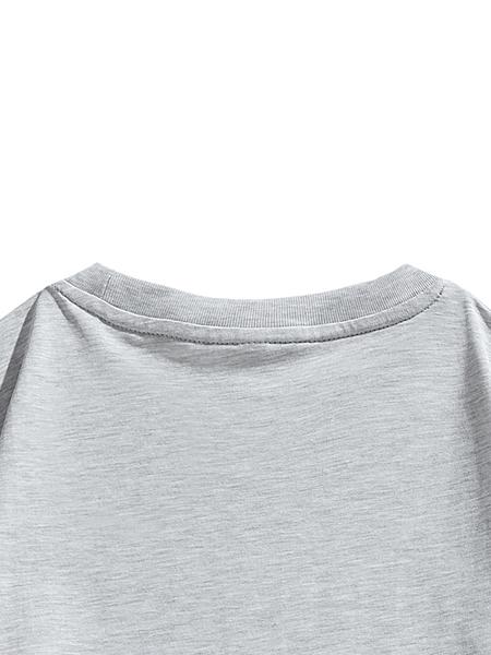 Men's Basic Long Sleeve T-Shirt, Soft Solid Color Fabric, Comfortable Casual Wear, Suitable for Home & Outdoor Activities