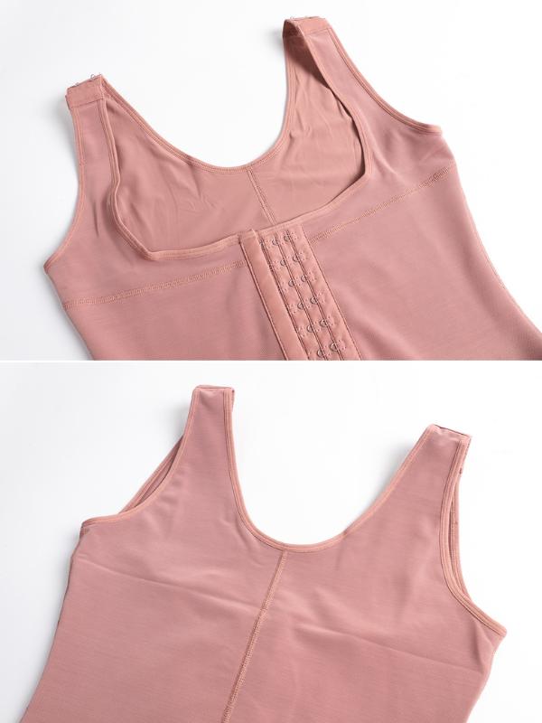 SHAPESHE Hourglass Shapewear for Women Open Chest Garment Bodysuits