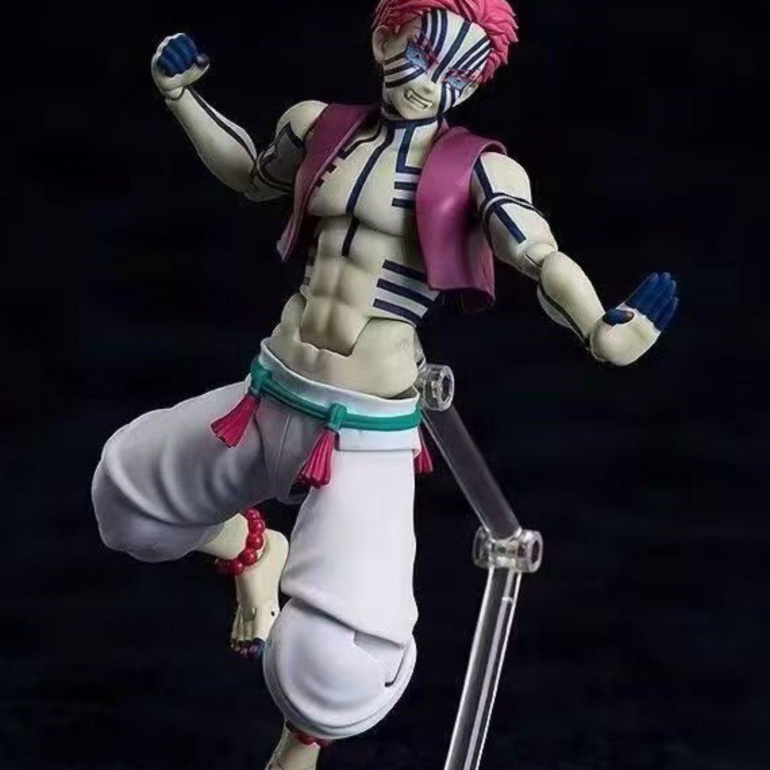 15cm Akaza Action Figure Demon Slayer Upper Moon Three Posable Joints Battle Gk Model Collectible Figurine Gift For Anime Fans Popular toys 2026 Hot selling toys