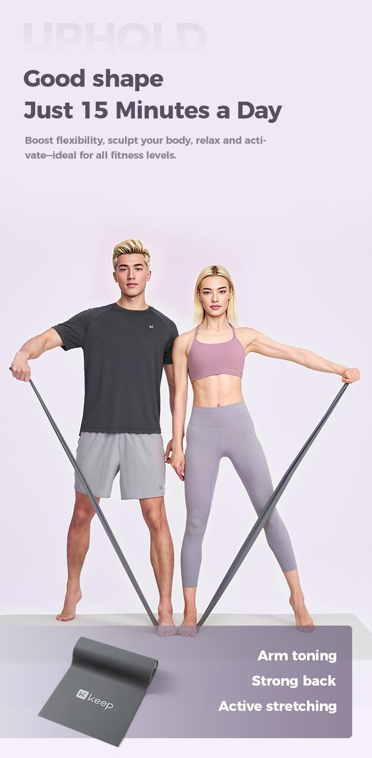 KEEP  Resistance Band, Professional Resistance Bands, Elastic Band, Work Out Bands, Stretch Bands for Working Out Women or Men, Exercise Bands Set for Physical Therapy, Yoga, Pilates