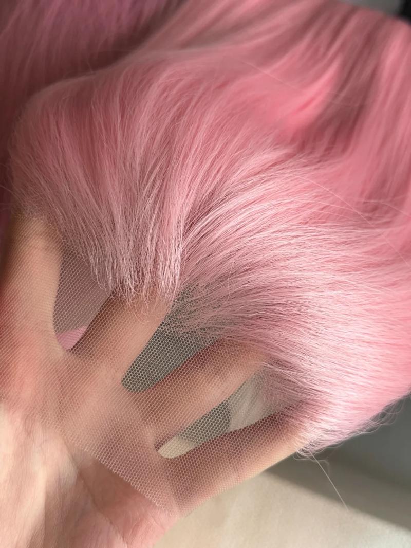 Light Pink Wig for Women 13x4 Lace Front Wig 26inch Long Straight Synthetic Wigs Soft Natural Heat-resistant Fiber Cosplay Wig Synthetic Hair