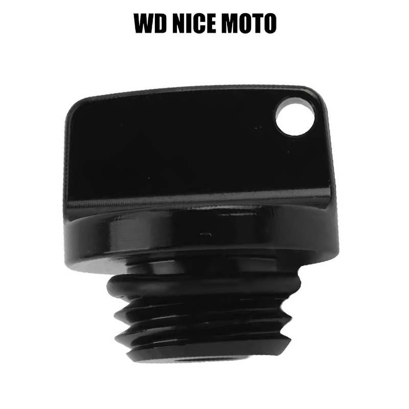 WD Nic Emoto Motorcycle Crankcase Cap, Cnc Engine Oil Filler Screw Cover Plug M20*2.5, for Yamaha Honda Suzuki Kawasaki