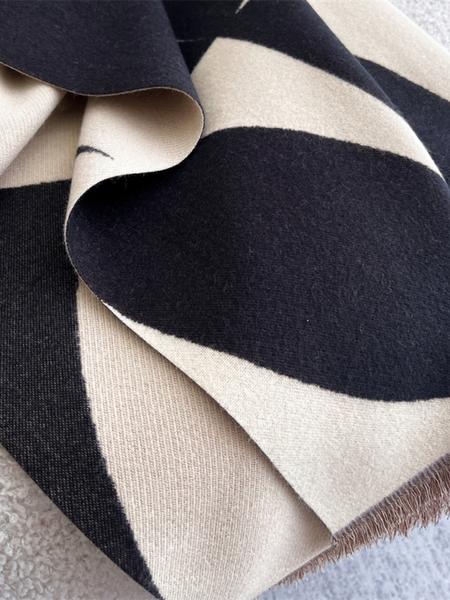 1 Piece Thickened Imitation Cashmere Scarf hijab for A/W | | Bohemian Style Geometric Floral Shawl | Warm Scarf for S/S AC Rooms | Casual Soft Scarf | Casual Elegant Shawl/Headscarf | Unisex Daily Accessory