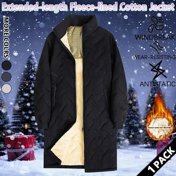 Men's Woven Collared Zip-Up Quilted Outerwear - 100% Polyester Durable Fabric Cold Weather Gear, Stand Collar, Thick Warm Lining, Side Pockets, Regular Fit, Casual Fall-Winter Jackets & Coats (Do Not Dry Clean)