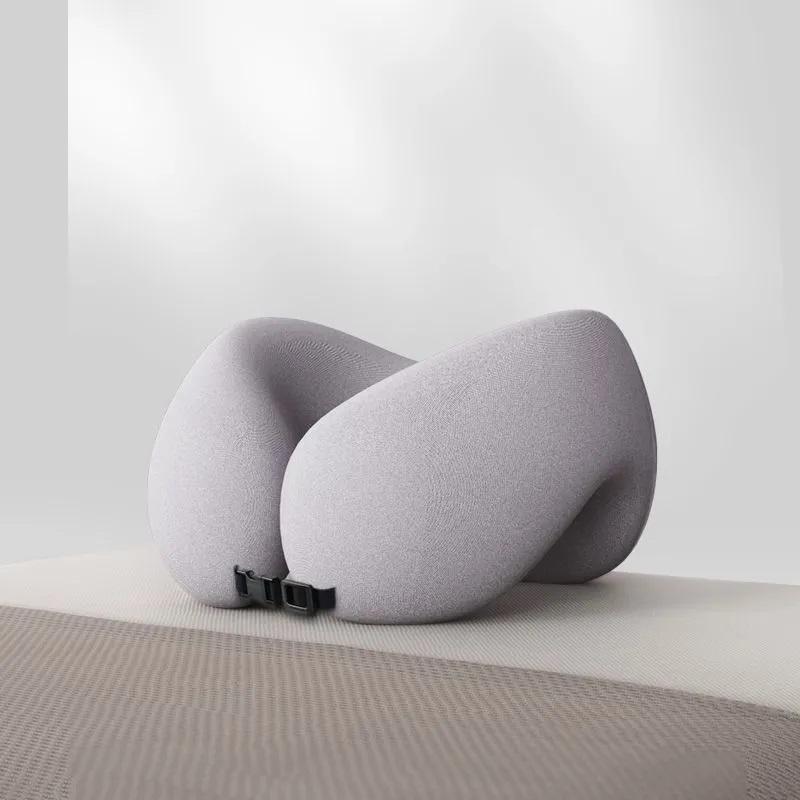 Beauty salon and sleeping pillow face down pillow massage pillow for prone sleeping on bed with headrest, breathable nap pillow, ergonomic memory foam neck pillow for office leisure time, multifunctional exquisite neck pillow suitable for SPA relaxation