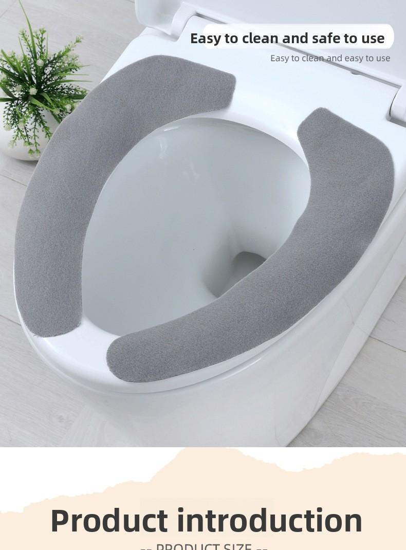 Waterproof Cartoon Toilet Seat Sticker – Universal Self-Adhesive & Cuttable Soft Cushion Pad 2PCS