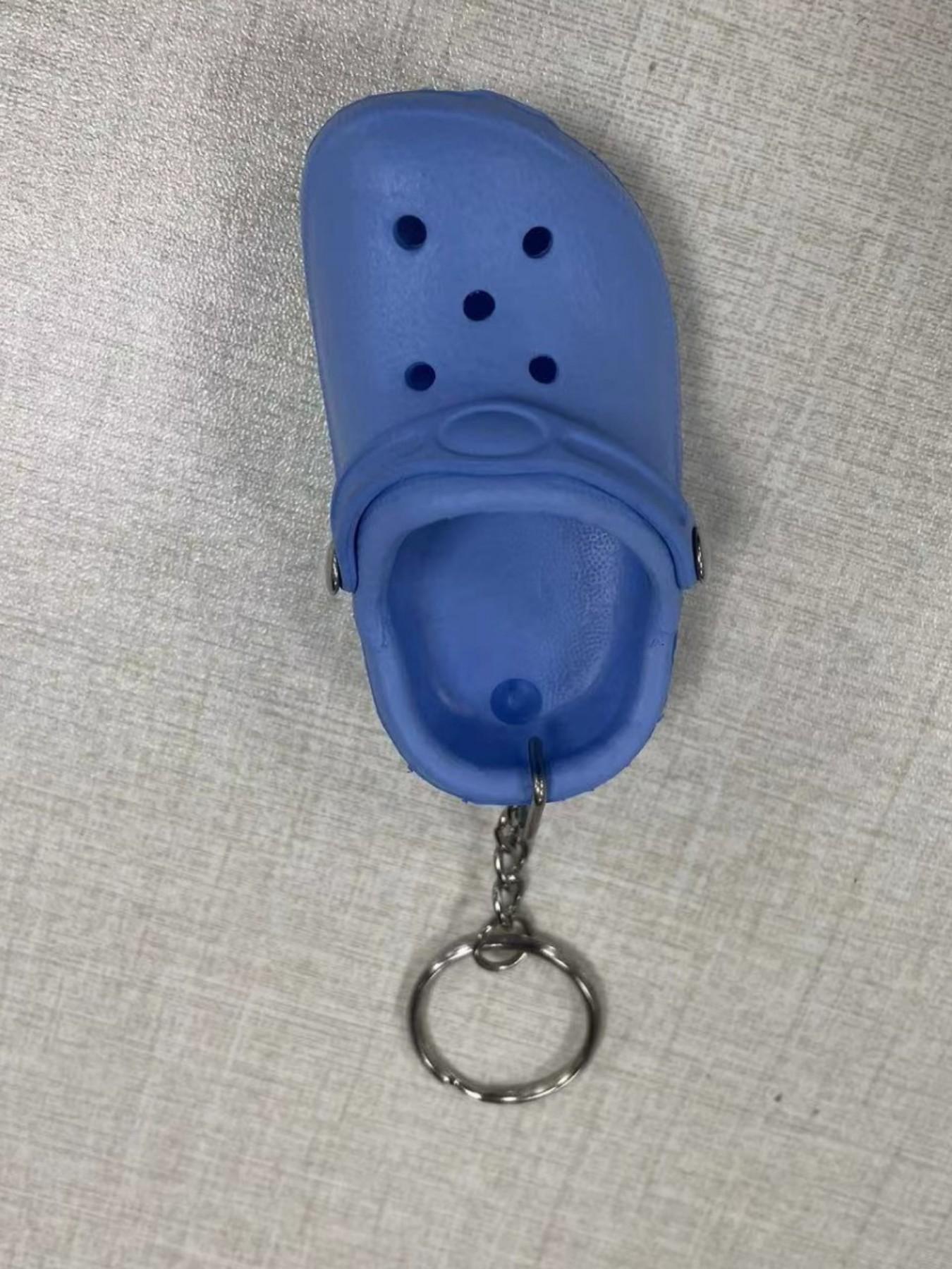 Mini Cute Plastic Sandal Keychain, Fashionable Replica Sandal Key Holder, Daily Outing Wallet Phone Backpack Decorative Pendant