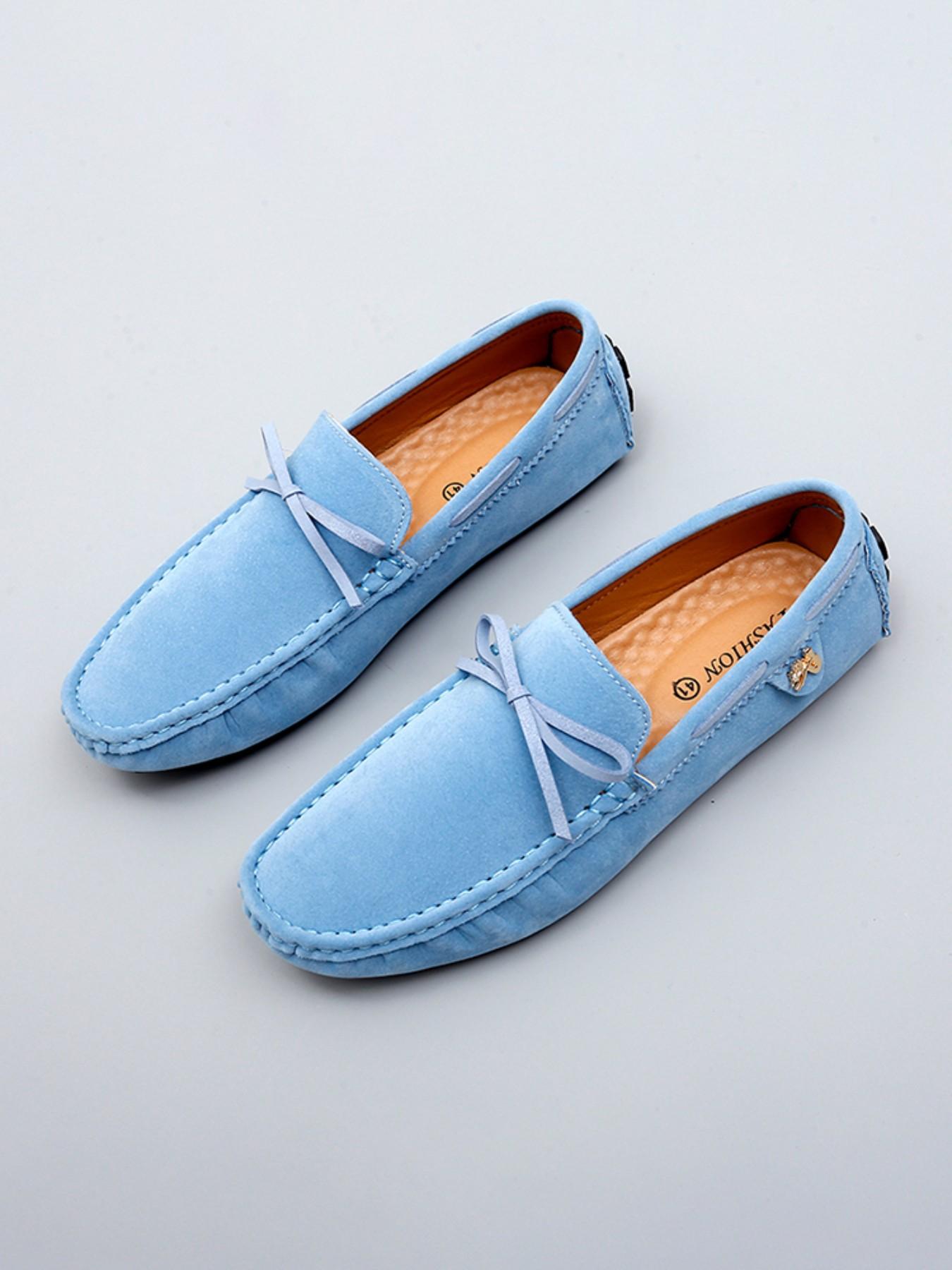 Men's Slip-On Loafers with Decorative Metal Hardware, Flexible Sole, Perfect for Party & Streetwear, Trendy Durable Shoes