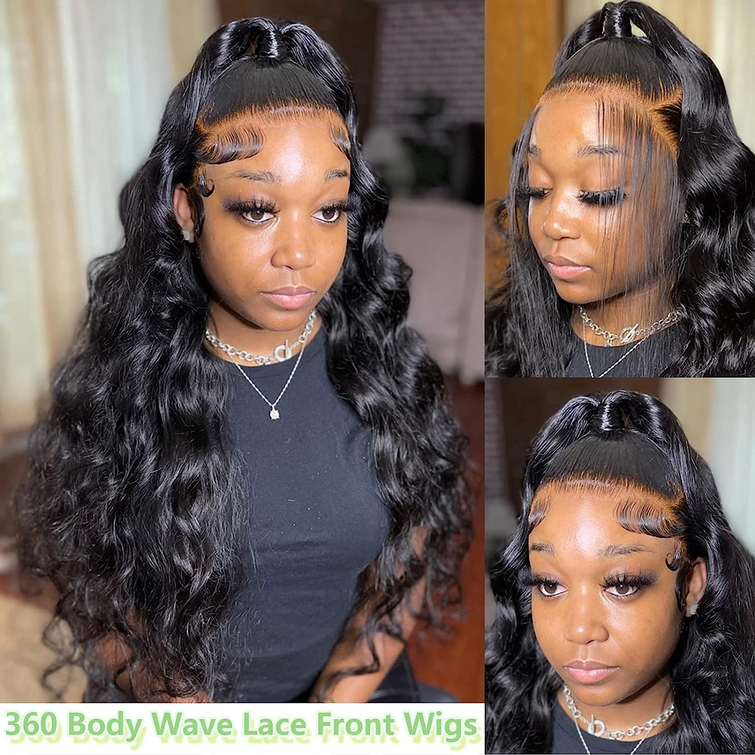 Bling Hair 360 Full Lace Wigs Human Hair Body Wave Transparent 13x4 Lace Frontal Wigs Human Hair Brazilian Wig 180% Density For Black Women 30 32 Inch Bling Hair 360 Full Lace Wigs Human Hair Body Wave Transparent 13x4 Lace Frontal Wigs Human Hair Brazilian Wig 180% Density For Black Women 30 32 Inch