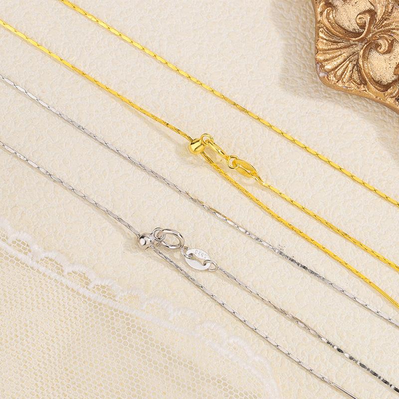 Universal Boxed Chopard Chain 40-55cm Long Chain, with Small Hole Pendant DIY Necklace Universal Chain Gift for Girlfriend