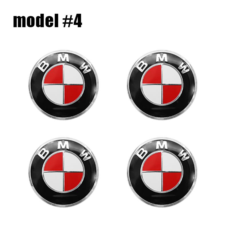 4Pcs 56mm 60mm 65mm Car Styling Wheel Center Hub Caps Stickers Car Decorative Sticker Emblem Badge For BMW M E36 E39 E46 E30 E34 E53 E90 E60 E70 E87 E92 F10 F20 F30 X1 X3 X5 X6 Accessories Car Decals