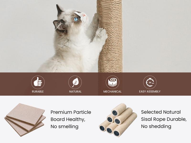SHA CERLIN 73in Corner Cat Tree for Indoor Cats -Save Space with Multi-Level Perches, Condo, Sisal Scratching Posts#ChristmasGifts#TikTokShopBlackFriday SHA CERLIN 73in Corner Cat Tree for Indoor Cats -Save Space with Multi-Level Perches, Condo, Sisal Scratching Posts#ChristmasGifts#TikTokShopBlackFriday