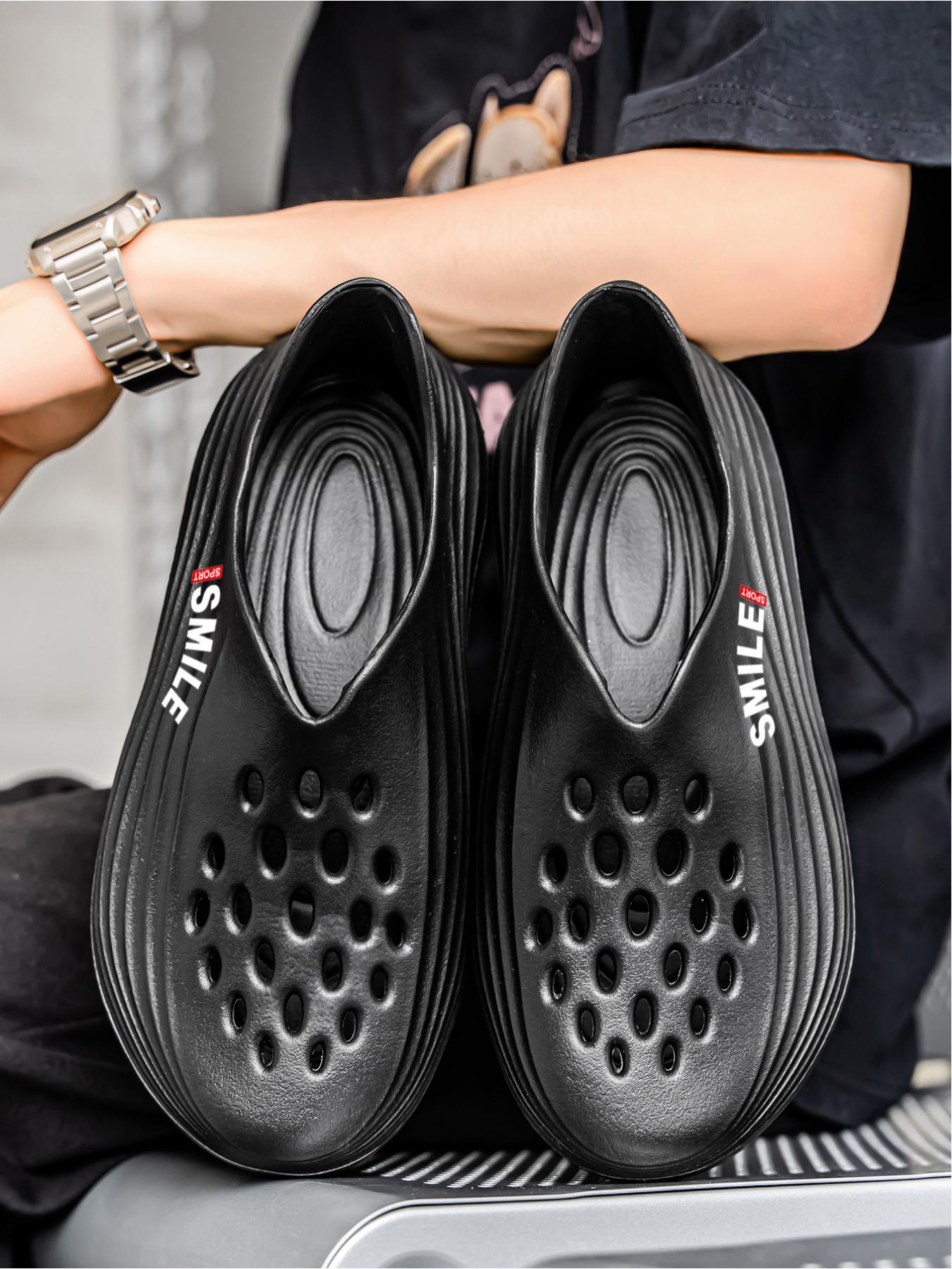 1 Pair Multi-color Trendy Clogs - Comfortable Upper + Elastic Outsole, For Summer Daily & Casual Styling, Trendy & Versatile