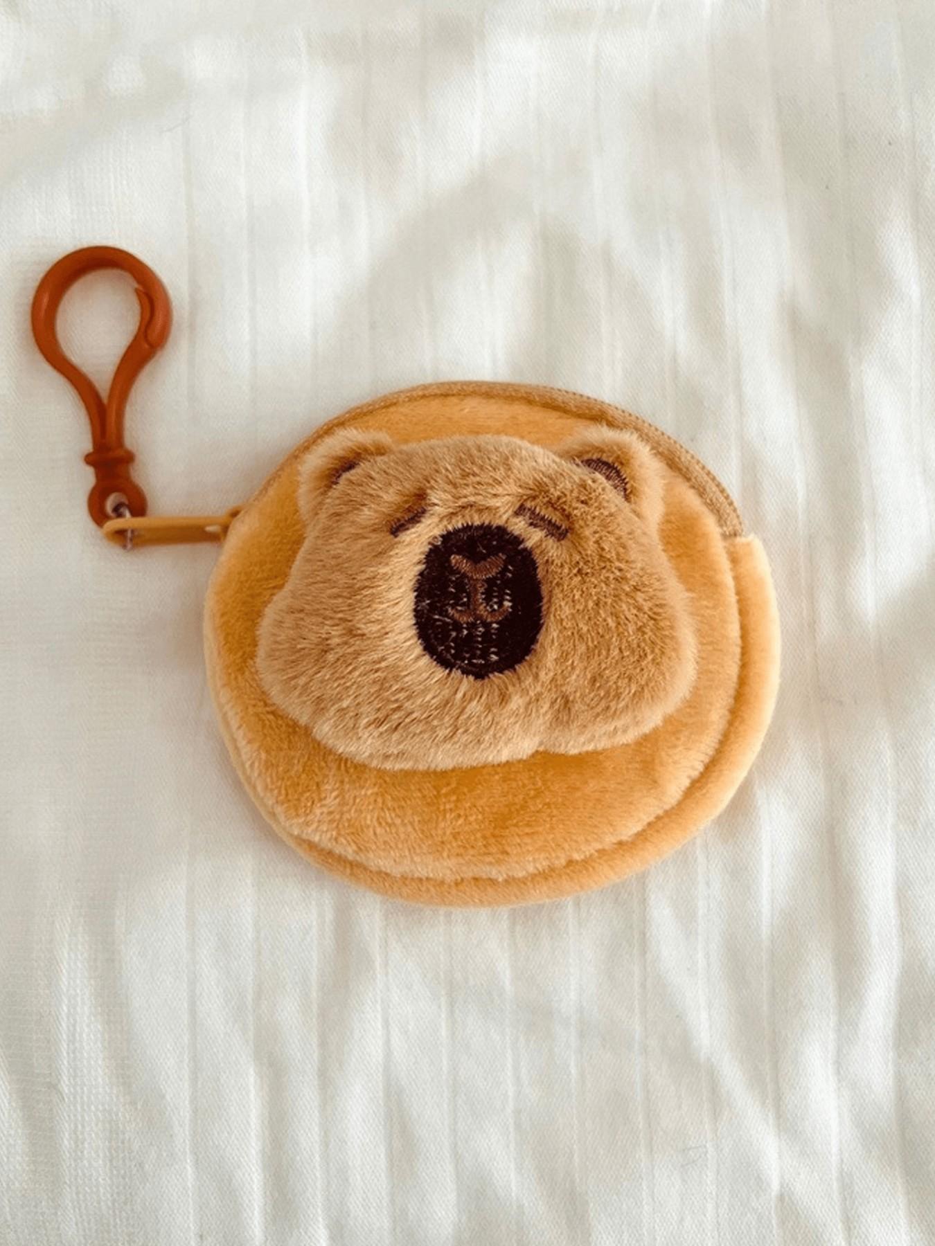 Dolphin Plush Crossbody Bag Set, Cute Animal Pattern, Soft Full Plush Material, Keychain, Small Item Organizer, Mother's Day Gift