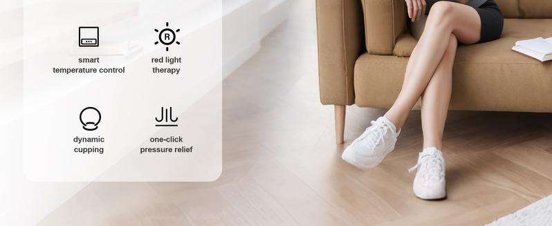 TISSCARE 5-in-1 Electric Cupping Massager Kit– 12-Level Temperature & Suction Control for Muscle Relaxation, Includes 2 Replaceable Cups, Original Smart Cupper Device, Professional Massage Tool Gun, Quiet Muscle Massage, Relaxation Neck Shoulder Leg Waist