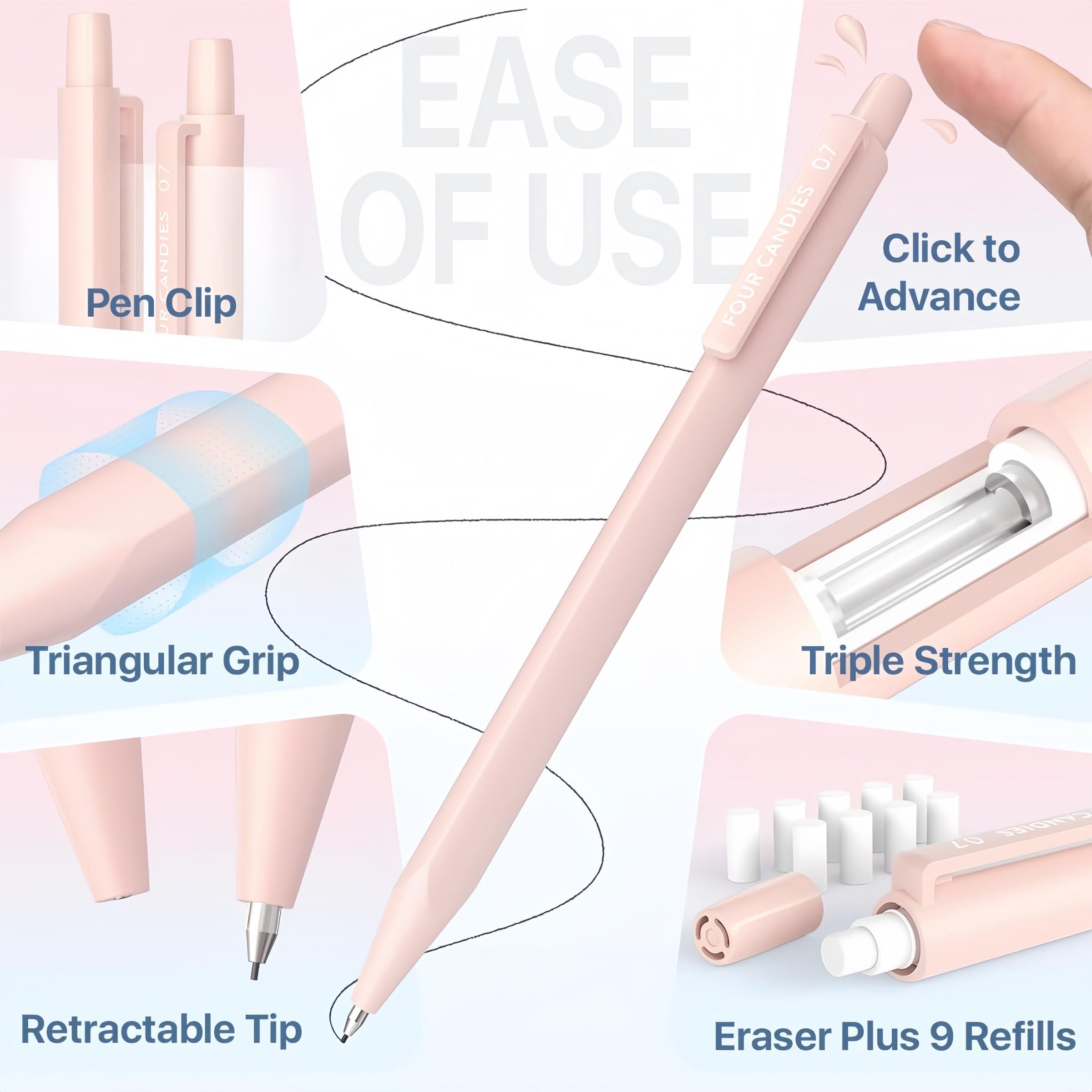 50pcs Morandi Stationery Set, Back to School, Large Capacity Pencil Case, Gel Pens, Mechanical Pencils, Highlighters, Sticky Notes, Eraser, Ruler