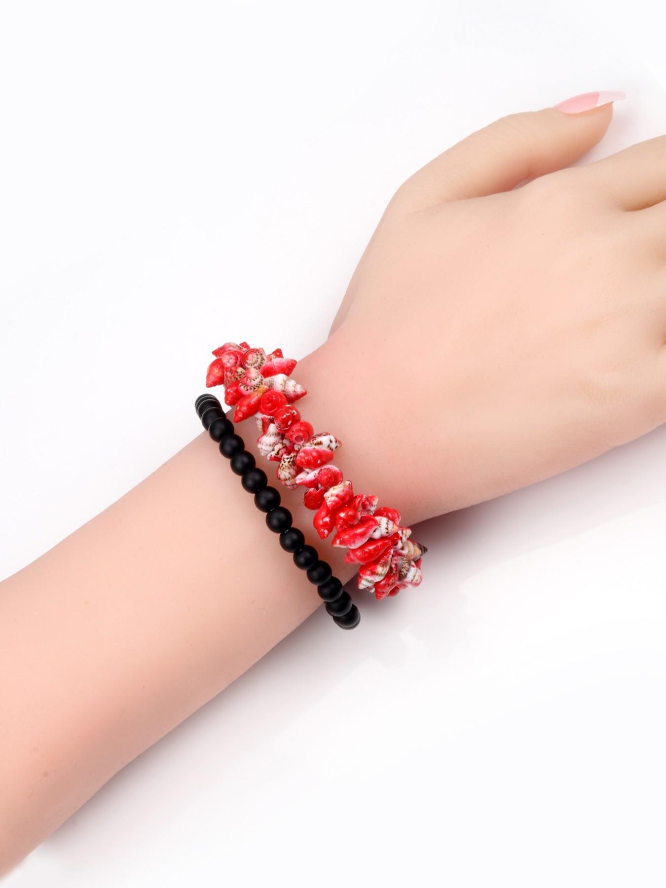 Unisex Freshwater Shell Bracelet, Handmade Fashion Braided Jewelry, Yoga Accessories, Perfect Gift for Friends