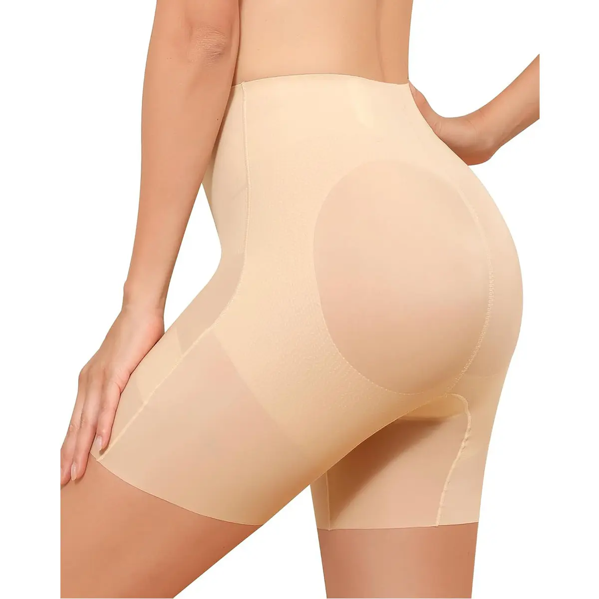LEVAO Women's High Waisted Tummy Control Shapewear Shorts, Seamless Anti-Chafing Slip Shorts, Breathable Mesh, Cooling Comfort, Sizes S–3XL