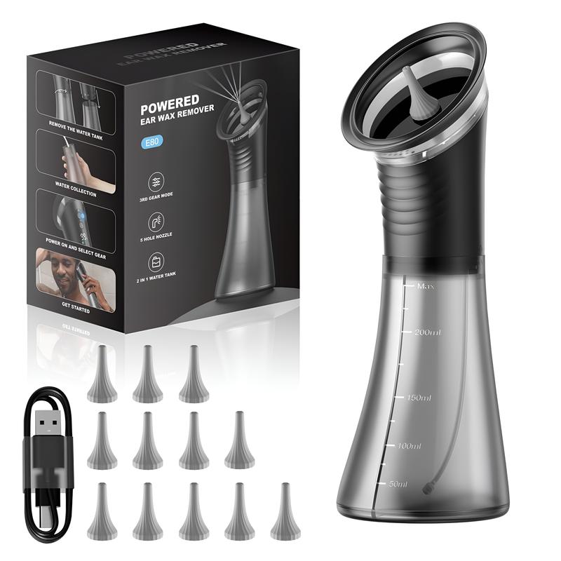 2026 Upgraded Ear Wax Removal with LED Display- Safe and Effective Ear Wax Removal Kit-Ear Cleaner Kit -with Wastewater Recovery System-HSA-FSA-Eligible