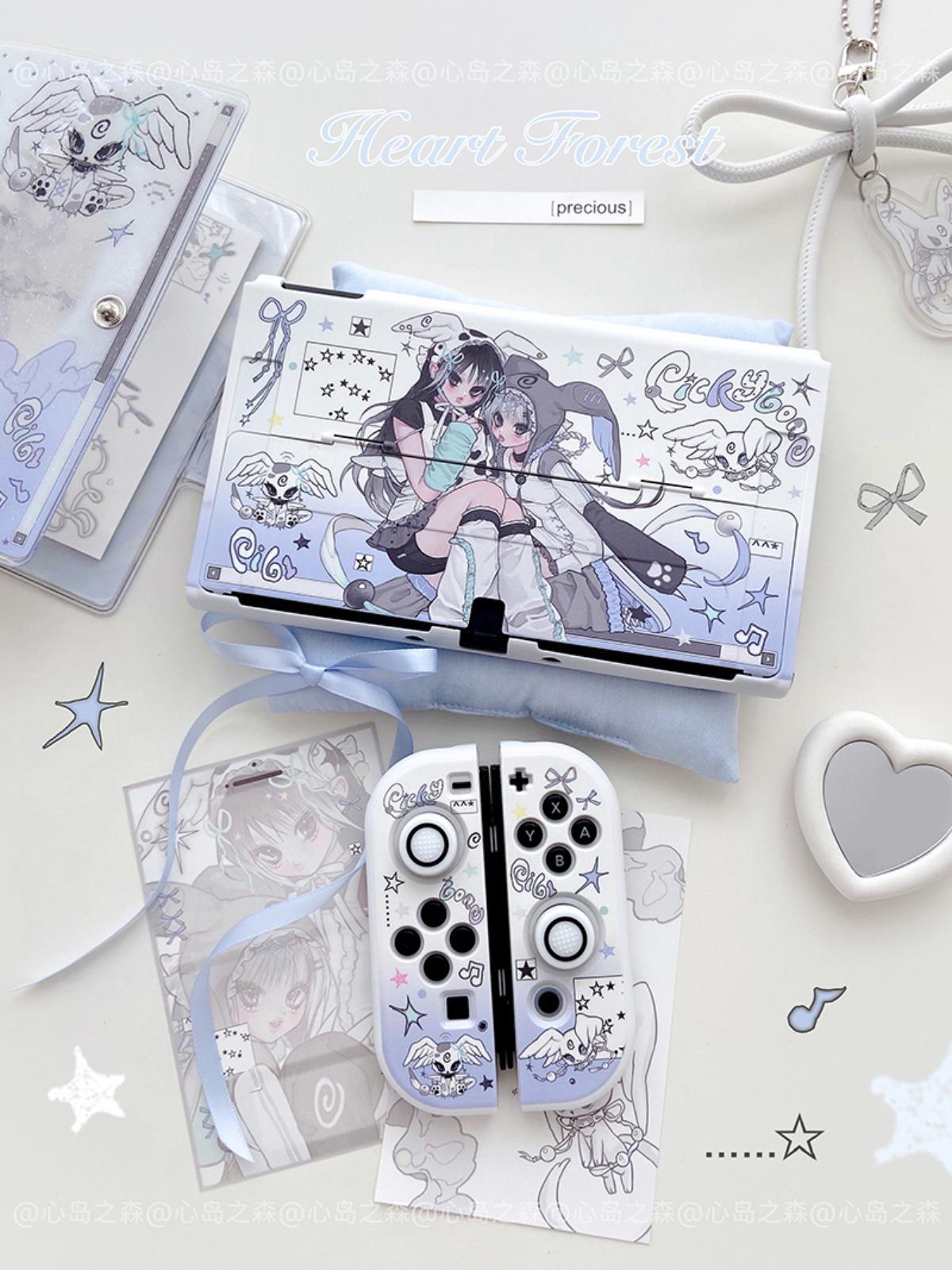 Anime Switch Case for Girl OLED Hard Case for Nintendo Switch2/NS/lite Console Controller Joy-Con Can Be Inserted Into The Dock