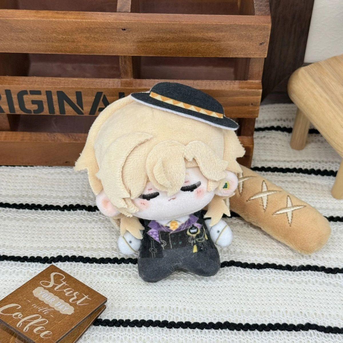 10cm Stuffed Honkai Star Rail Aventurine Plushie Toys Game Plush Dolls Backpack Decorative Pendants Keychain Birthday Xmas Gift