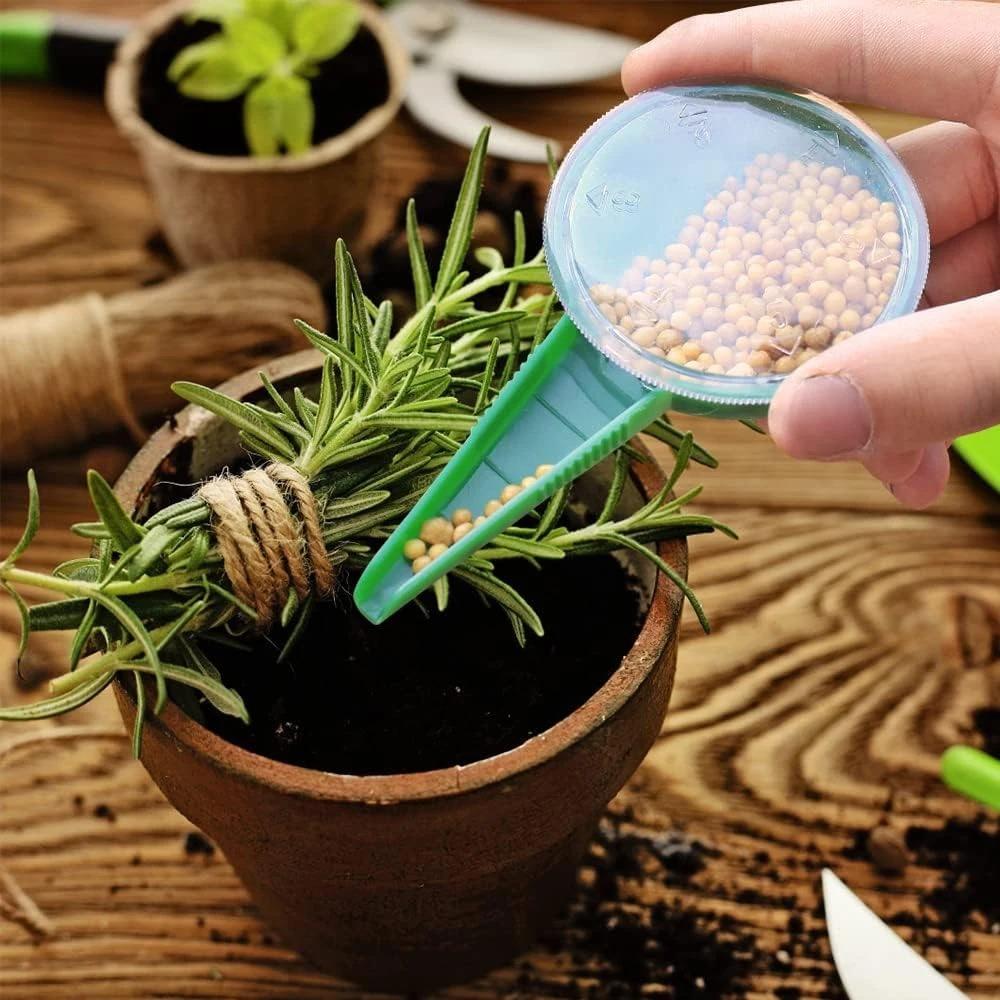 Multi-Setting Hand Seeder for Vegetables, Flowers, Grass, Wheat, Corn | Adjustable Seed Rate, 5 Settings | Perfect for Gardening, Greenhouse, Farm, Precision Planting | Durable, Portable, Efficient, Reduces Labor