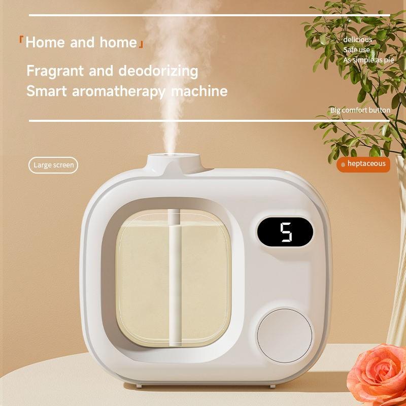 New Summer Battery-Powered Timer Scent Diffuser, Essential Oil Aroma Dispenser, Home Wall-Mounted Display Mode, Household Good Item
