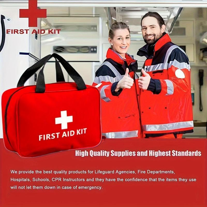 Portable Emergency Kit, 27/160 pcs Outdoor First Aid Kit, Healthcare Emergency Supplies and Accessories for Hunting, Hiking, Camping, Multipurpose Medical Accessories Includes Bandages, Tweezer, Survival Equipment Set
