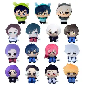 2026 new 10cm Blue Lock Plush Toy KeyChain Pendant Rin Itosh Isagi Yoichi Nagi Seishiro Chigiri Hyoma Action Figure Bag Pendant Gifts
