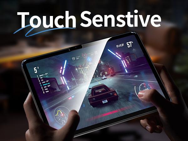 MAGIC JOHN iPad Screen Protector Tempered Glass Case Friendly Apple Pencil Compatible