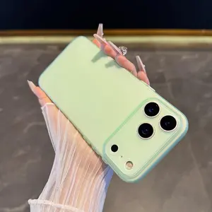 Ultra Thin Soft Matte Transparent Case For iPhone 17 Air 16 15 14 13 12 11 Pro Max Silicone Candy Color TPU Slim Cooling Cover