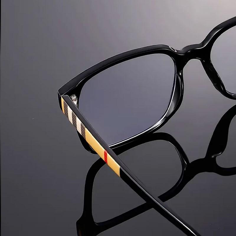 Vintage Square Tr90 Blue Light Glasses, UV Protection Ultralight Unisex Eyewear, Perfect for Commute, Driving & Parties