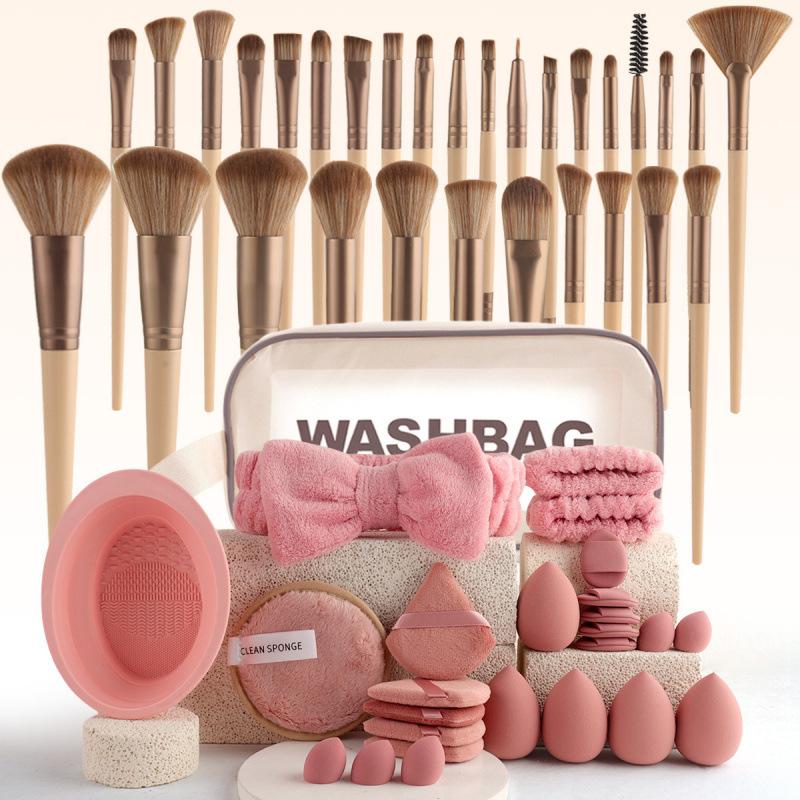 Ultimate Multi-Piece Beauty Tool Set, Makeup Tool Kit, Includes Makeup Brushes and Sponges, One-Stop Solution for Complete Makeup Application