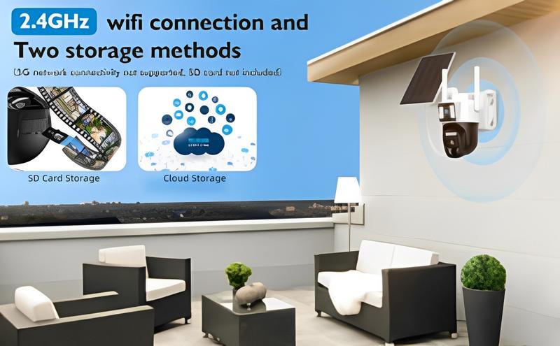 Hawkray 2K Solar Dual-Lens Cameras Wireless Outdoor 360°PTZ Dual-Screen 3MP Security Cam Indoor Outdoor IP66 Waterproof with Color Night Vision Two-Way Talk PIR Human Detection Auto Tracking Spotlight Siren Alarm WiFi Cloud Storage Monitoring Automatic