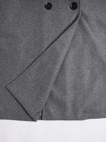 Women's Long Woolen Coat Jackets, Casual Loose-Fitting Overcoat with Double Button Front, Fall & Winter Fashion Outerwear for Women